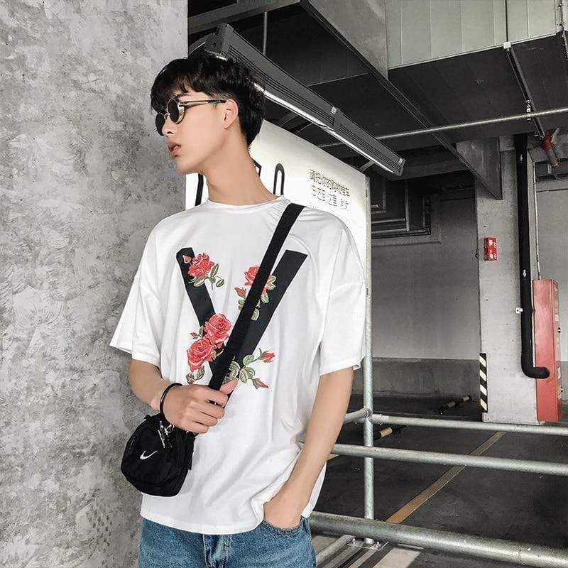 Vintage Rose T-Shirt sold by Yugen Theory product image thumbnail 2