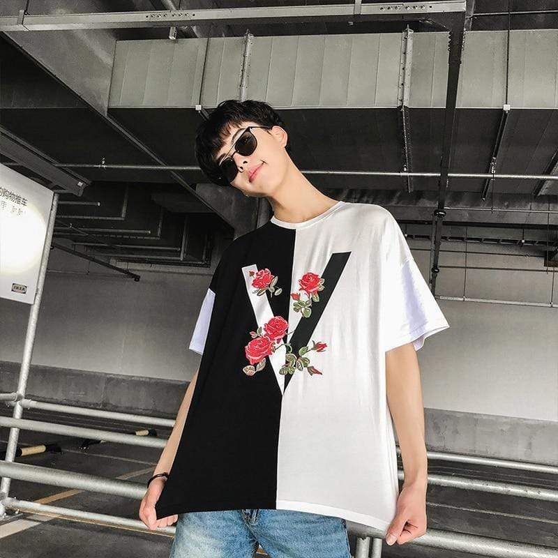 Vintage Rose T-Shirt sold by Yugen Theory product image thumbnail 3