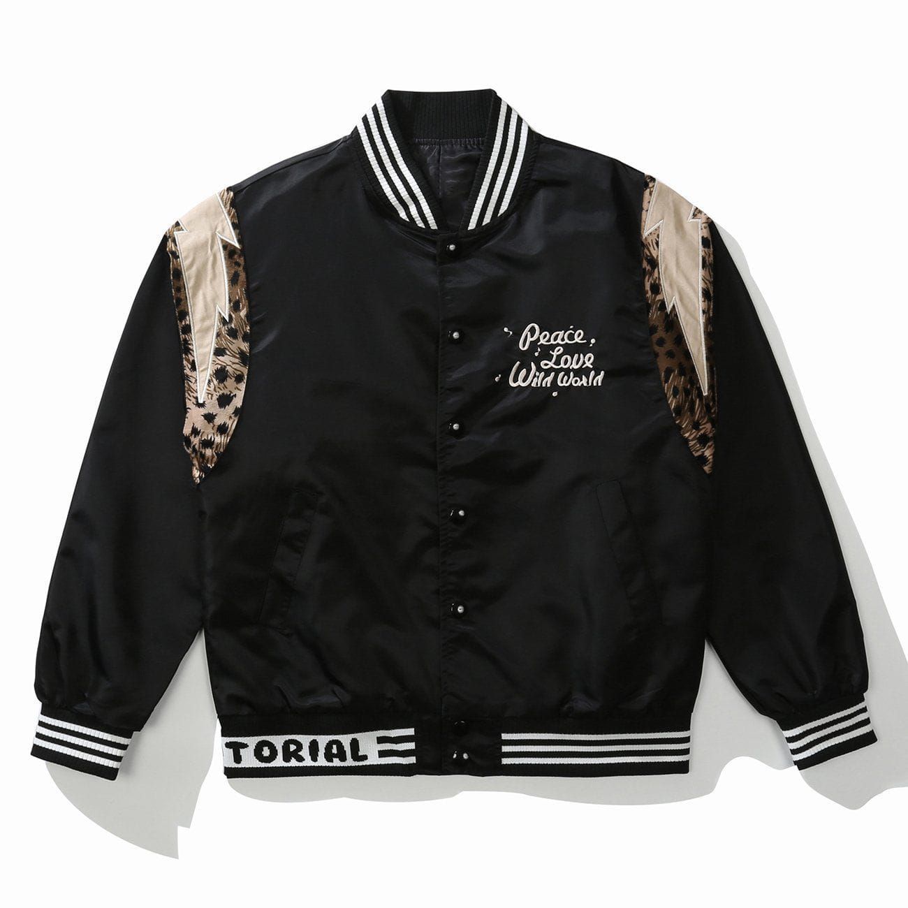 Embroidery Letter Varsity Jacket sold by Yugen Theory