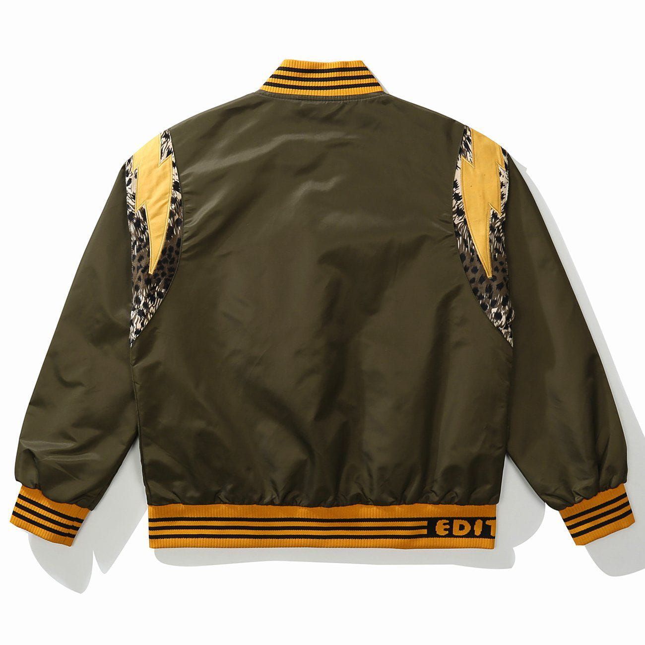 Embroidery Letter Varsity Jacket sold by Yugen Theory product image thumbnail 4