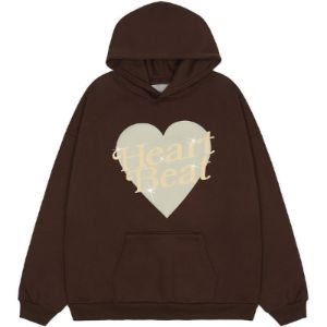 Oversize Hoodie Heart Beat sold by Yugen Theory