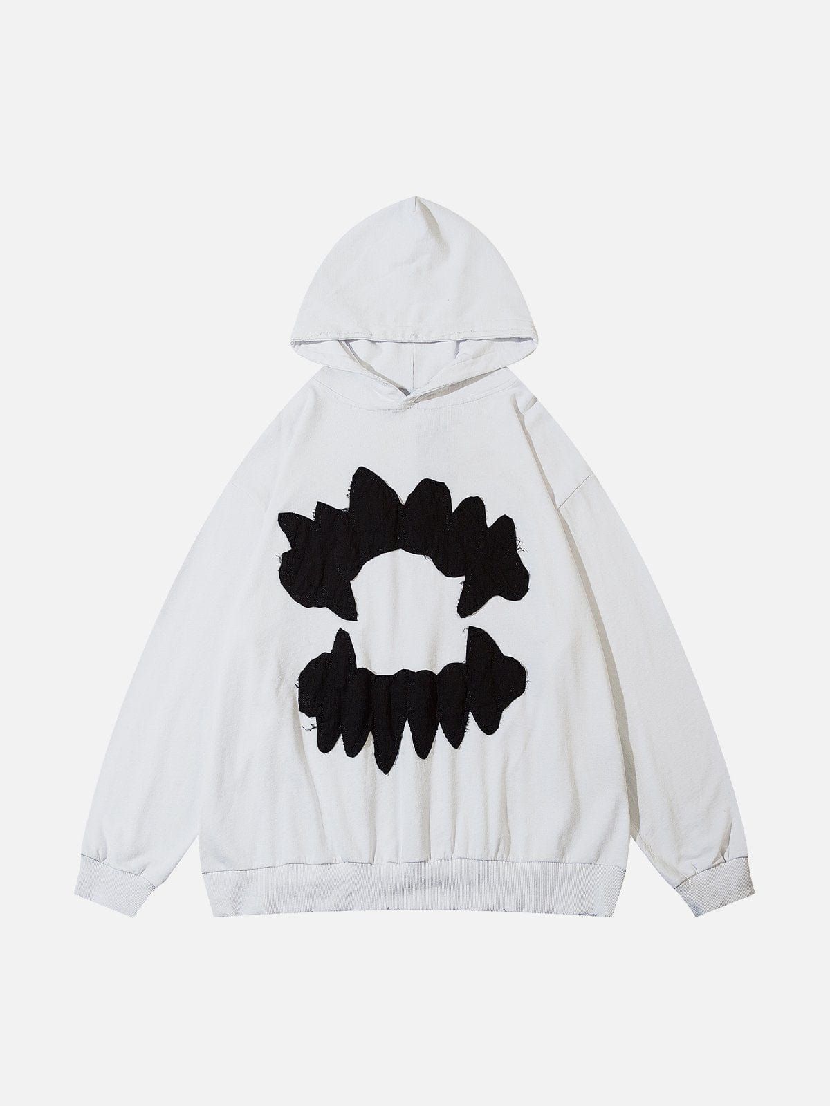 Patchwork Tooth Washed Hoodie sold by Yugen Theory product image thumbnail 3