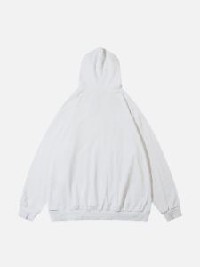 Patchwork Tooth Washed Hoodie sold by Yugen Theory