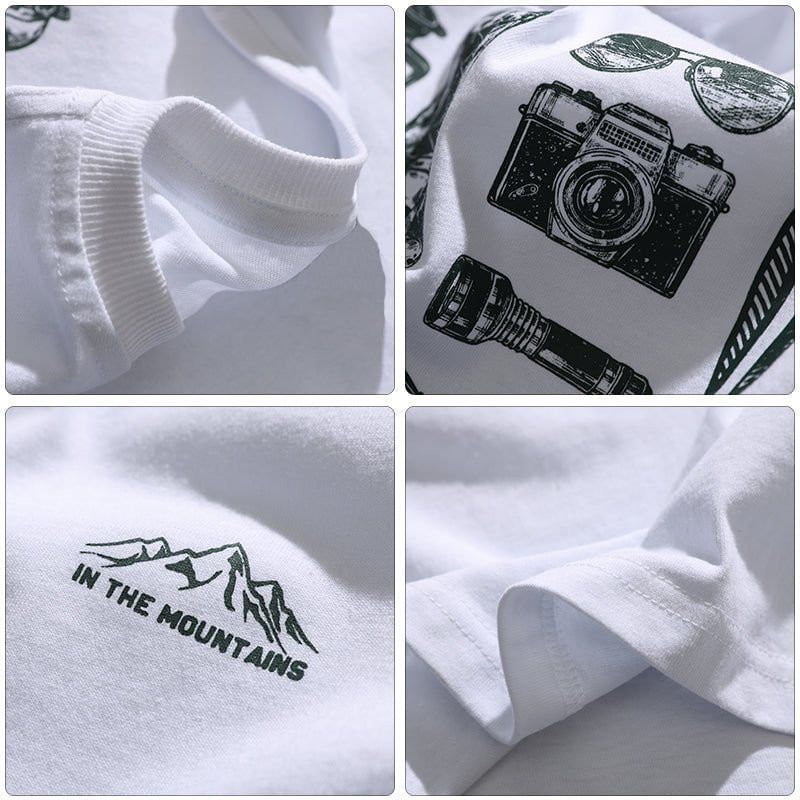 Graphic T-shirt Camping Equipment sold by Yugen Theory product image thumbnail 5