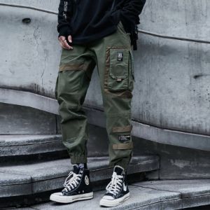 Patchwork Pockets Cargo Pants sold by Yugen Theory