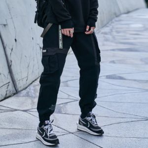 Patchwork Pockets Cargo Pants sold by Yugen Theory