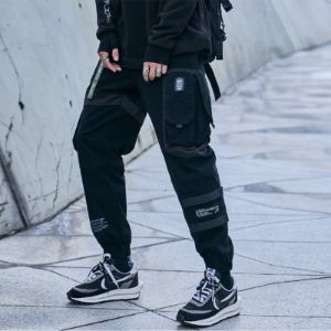 Patchwork Pockets Cargo Pants sold by Yugen Theory