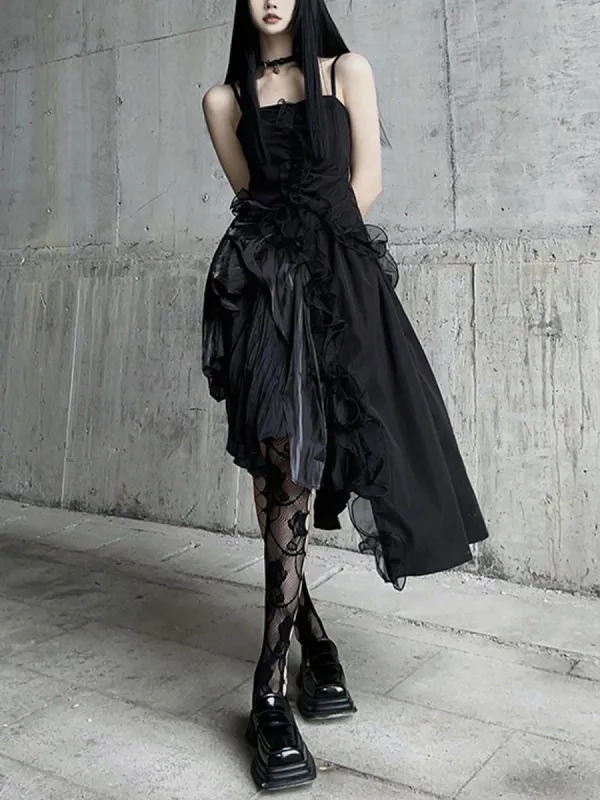 Irregular Lace Dress sold by Yugen Theory