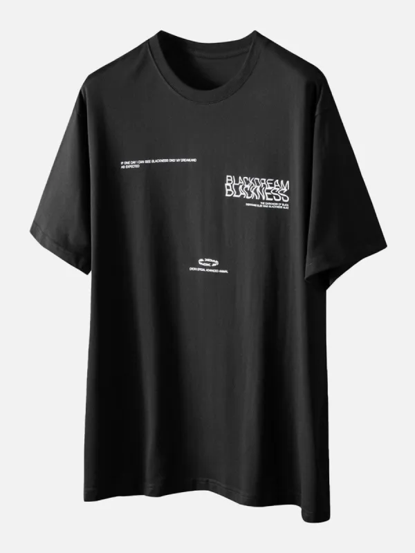 Distort Letters Graphic T-Shirt sold by Yugen Theory