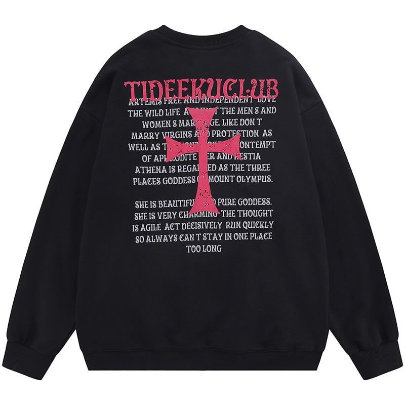 Retro Graphic Sweatshirt Cross sold by Yugen Theory product image thumbnail 2