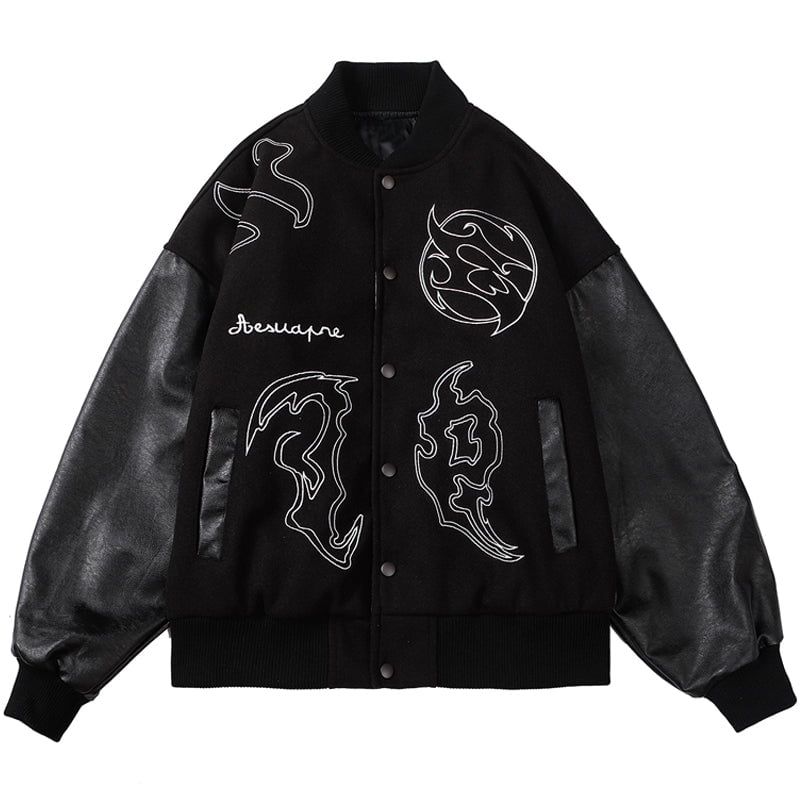 Vintage Letterman Jacket Embroidery Graphic sold by Yugen Theory product image thumbnail 2