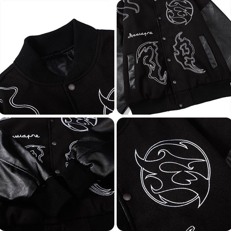 Vintage Letterman Jacket Embroidery Graphic sold by Yugen Theory product image thumbnail 5