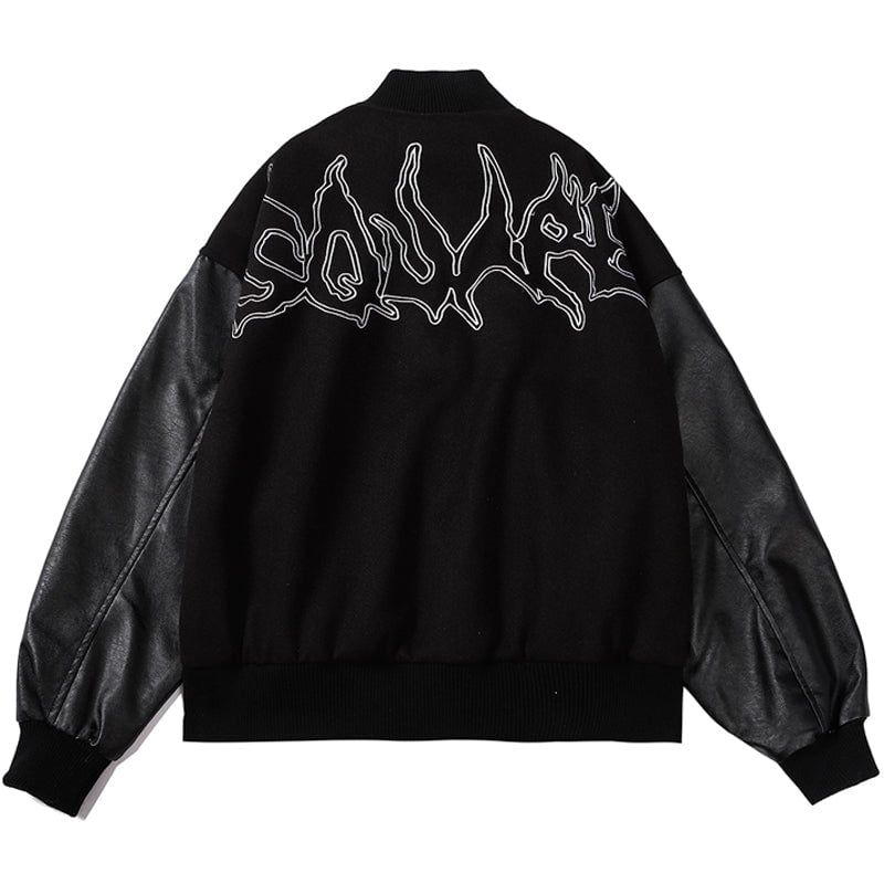 Vintage Letterman Jacket Embroidery Graphic sold by Yugen Theory product image thumbnail 4