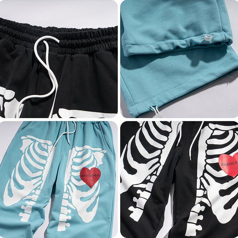 Street Style Sweat Pants Skeleton sold by Yugen Theory product image thumbnail 5