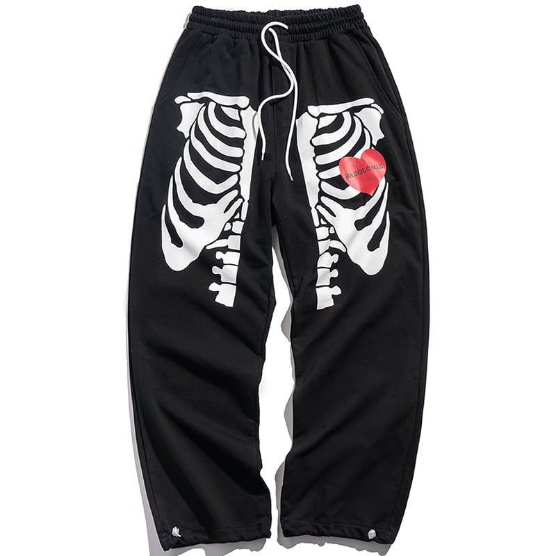 Street Style Sweat Pants Skeleton sold by Yugen Theory product image thumbnail 2