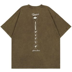 Distressed Wash T-shirt Skeleton sold by Yugen Theory
