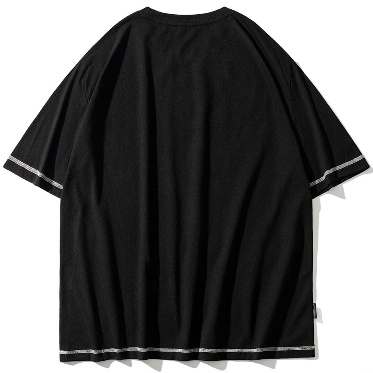 Sad Figure Graphic T-Shirt sold by Yugen Theory product image thumbnail 2