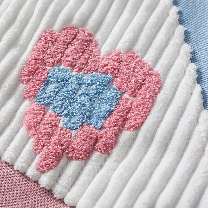 Vintage Corduroy Jacket Heart Color Block sold by Yugen Theory product image thumbnail 5