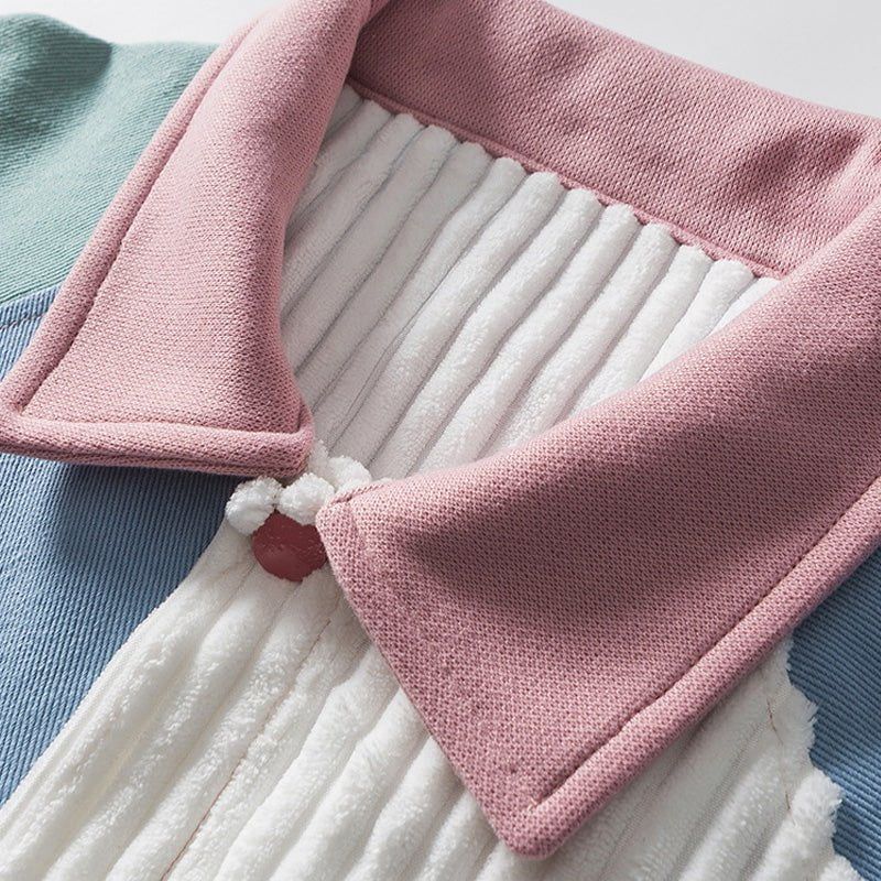 Vintage Corduroy Jacket Heart Color Block sold by Yugen Theory product image thumbnail 4