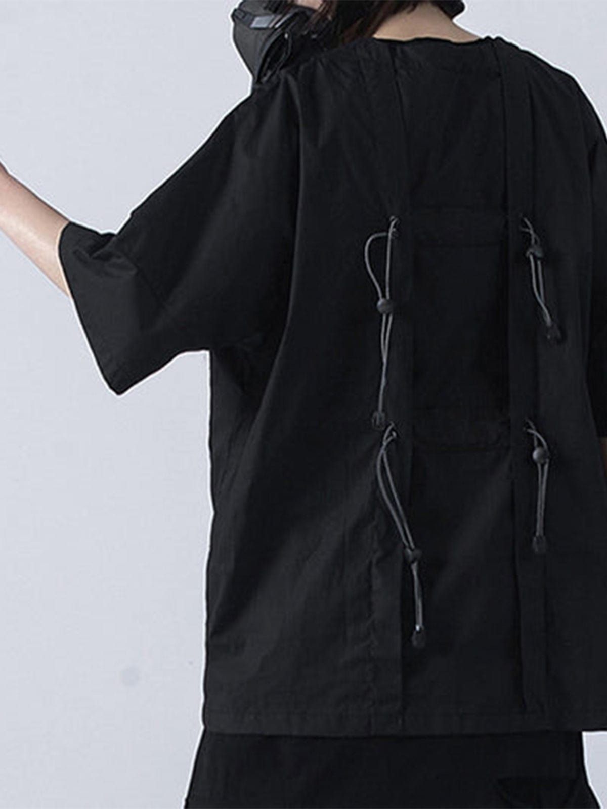 Function Dark Cargo Pockets T-Shirt sold by Yugen Theory product image thumbnail 4