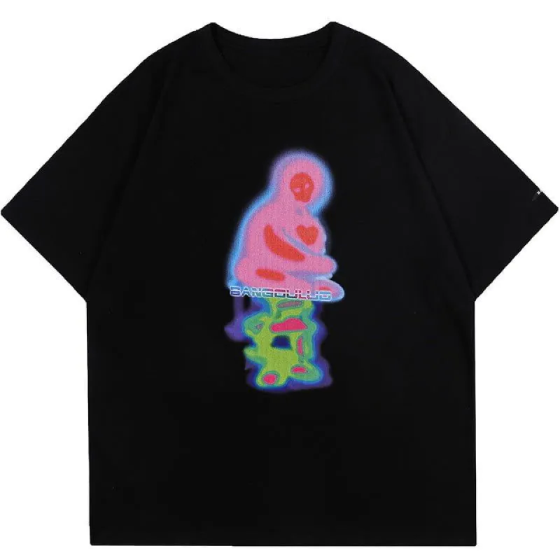 Oversize Tee Colorful Graffiti sold by Yugen Theory