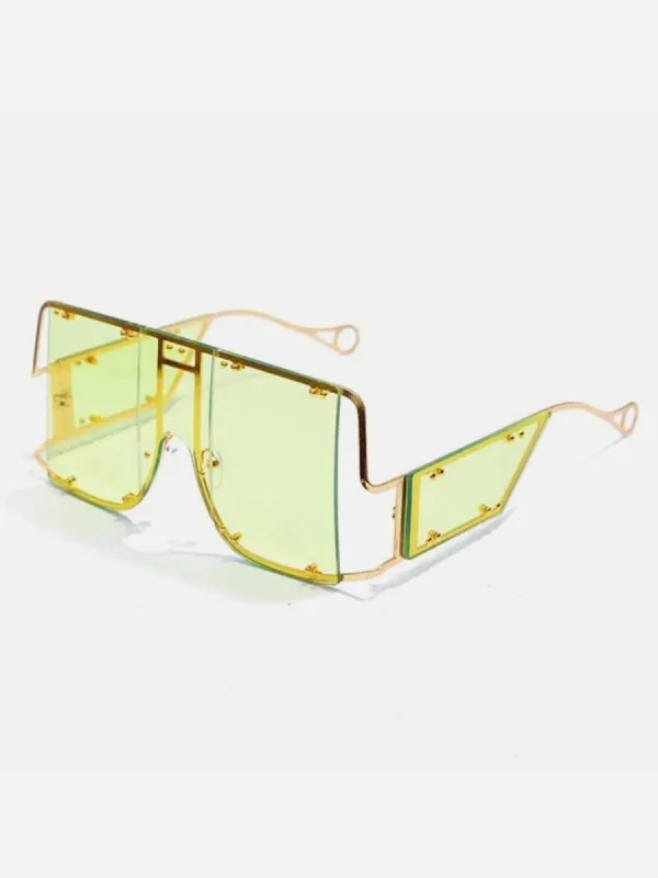 Futuristic Y2K Punk Double Rivet Glasses sold by Yugen Theory