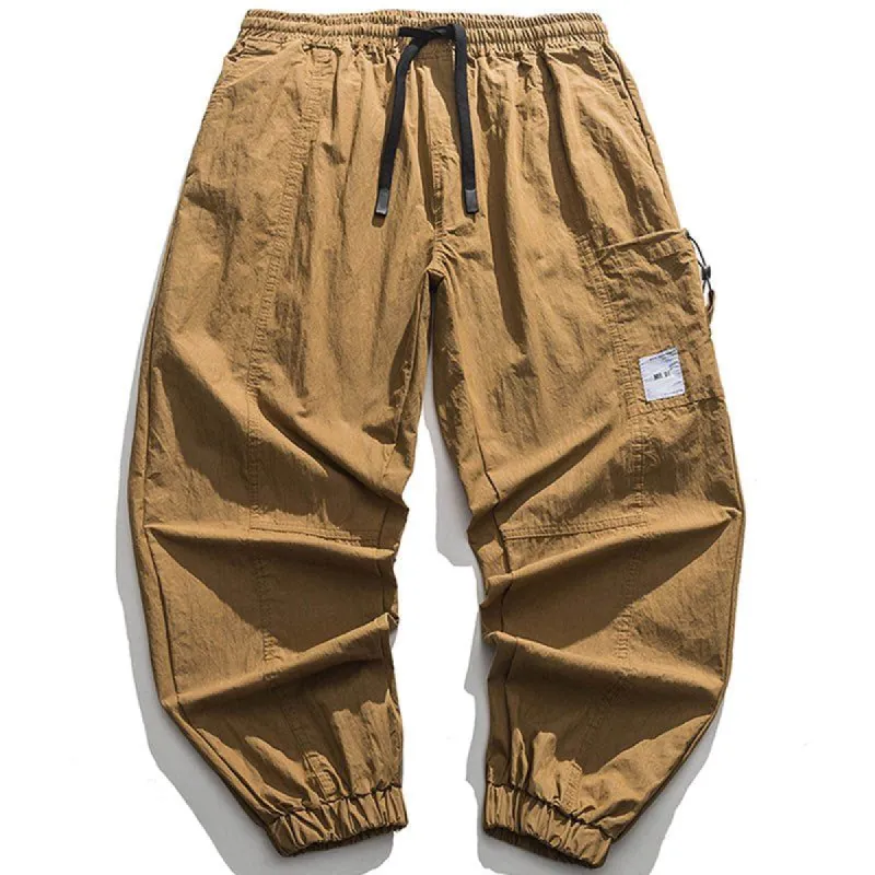 Casual Cargo Pants Side Spring Button sold by Yugen Theory