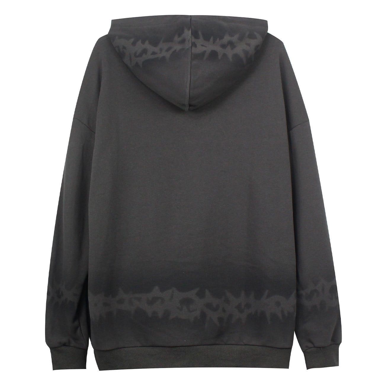 Cross of Thorns Print Hoodie sold by Yugen Theory product image thumbnail 2
