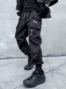 Functional Ribbons Buckle Cargo Pants sold by Yugen Theory