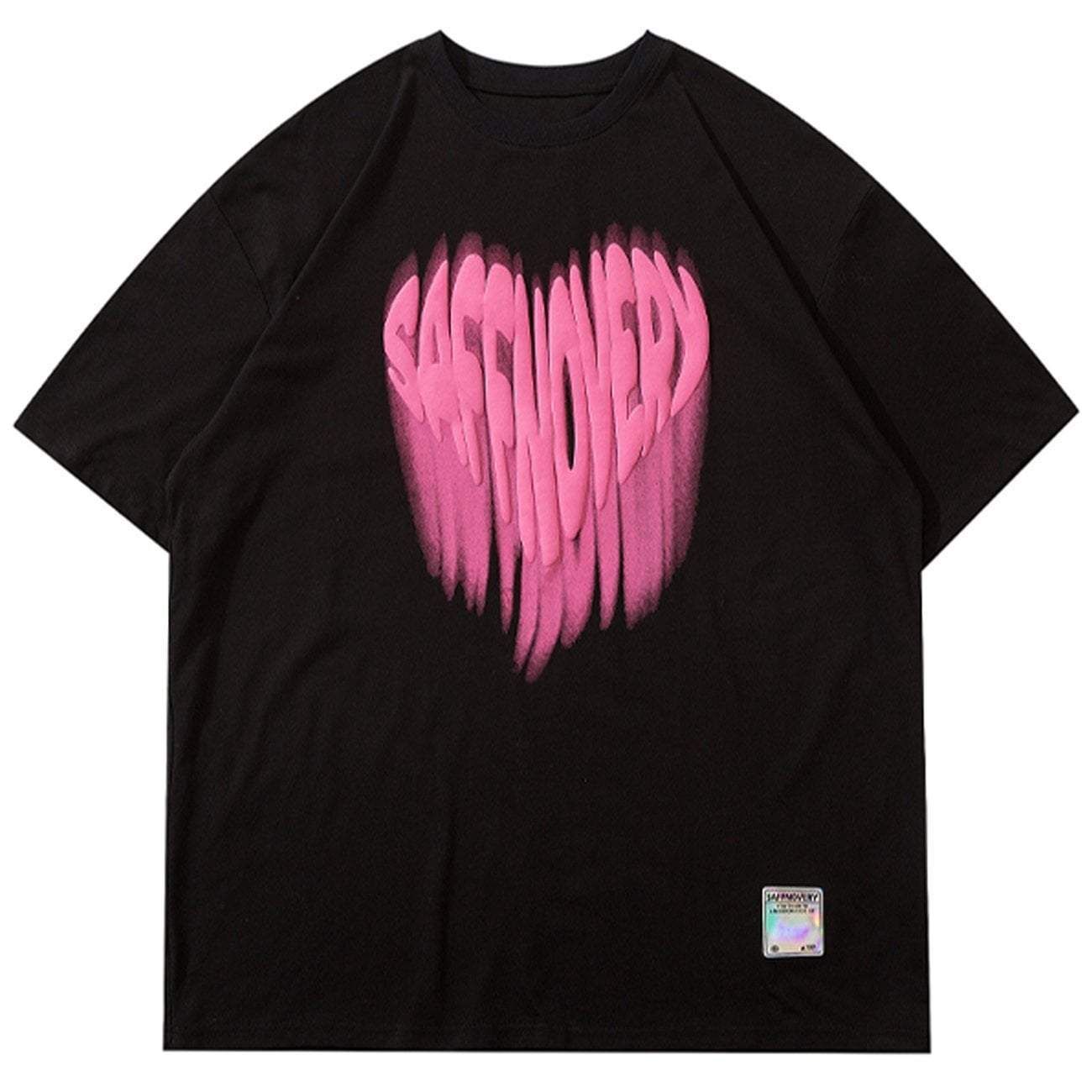 Foam Letter Love Print T-Shirt sold by Yugen Theory product image thumbnail 3