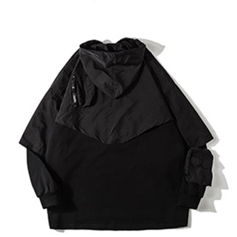 Fake Two Shawls Hoodie sold by Yugen Theory product image thumbnail 3