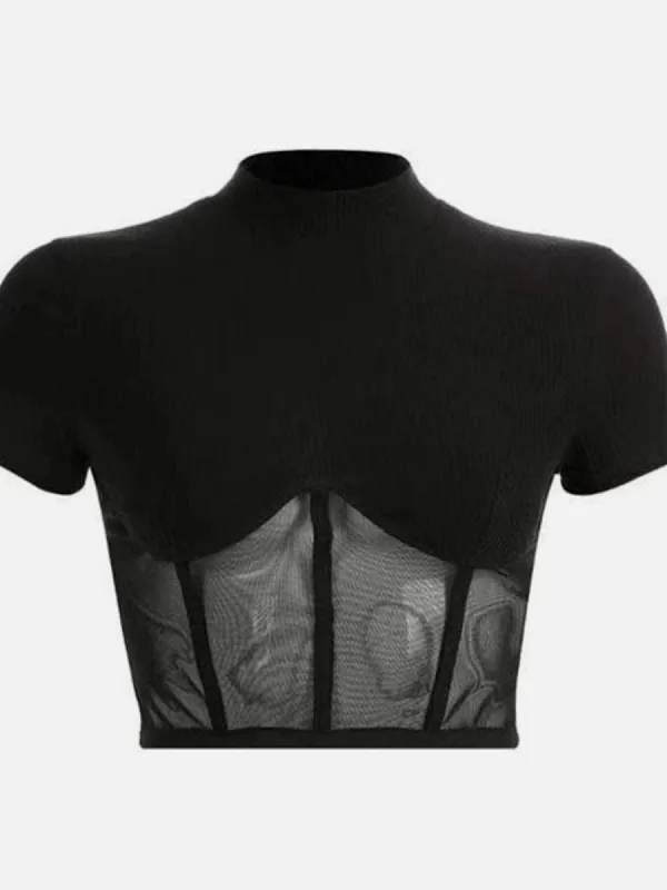 Translucent Short Sleeve T Shirt sold by Yugen Theory