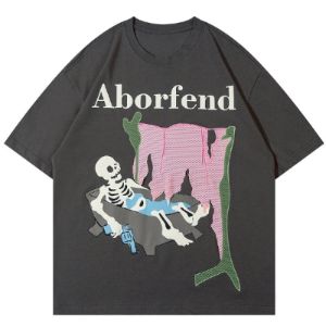 Stylish T-shirt Aborfend Skeleton sold by Yugen Theory
