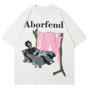 Stylish T-shirt Aborfend Skeleton sold by Yugen Theory