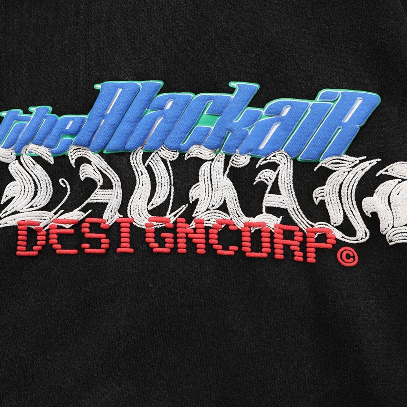 Ripped Spider Embroidery Oversized Washed Hoodie sold by Yugen Theory product image thumbnail 5