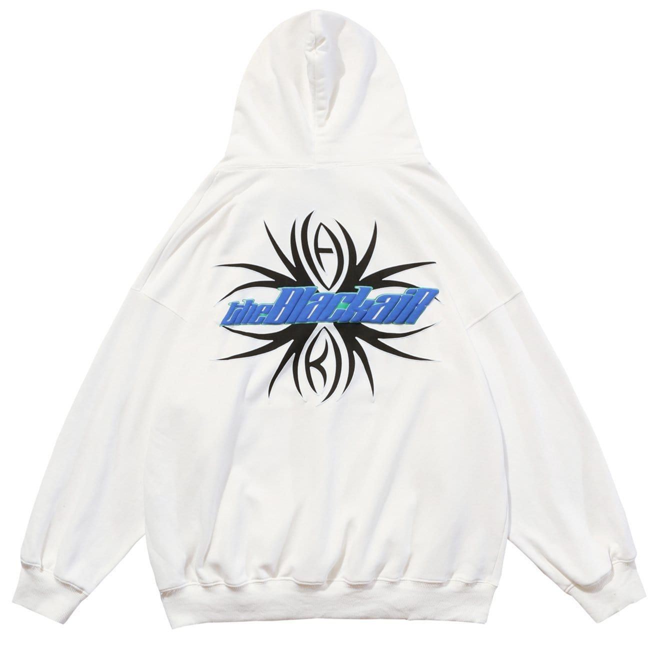Ripped Spider Embroidery Oversized Washed Hoodie sold by Yugen Theory product image thumbnail 4