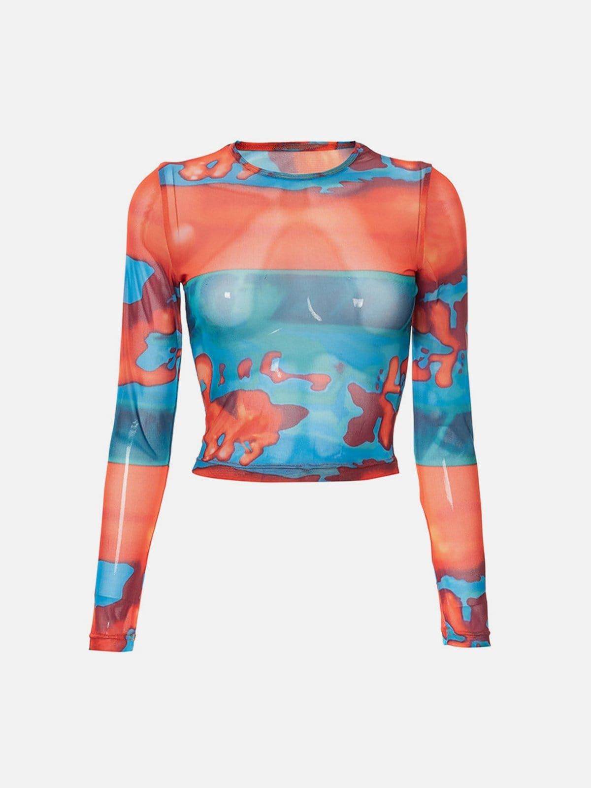 Tie Dye Long Sleeve T Shirt sold by Yugen Theory