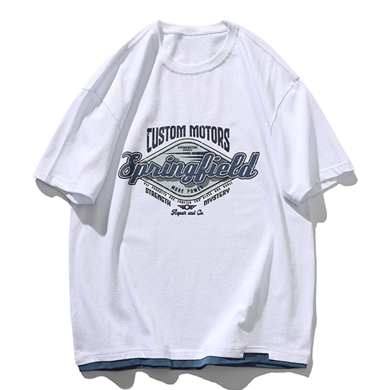 Diamond Letter Graphic T-Shirt sold by Yugen Theory product image thumbnail 2