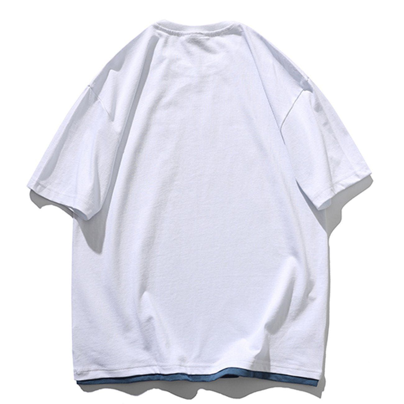 Diamond Letter Graphic T-Shirt sold by Yugen Theory product image thumbnail 3