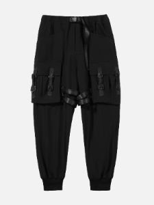 Schoolbag Buckle Pockets Cargo Pants sold by Yugen Theory