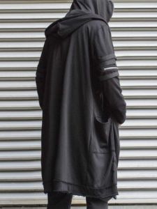 Dark Wizard Cloak Double Hooded Coat sold by Yugen Theory