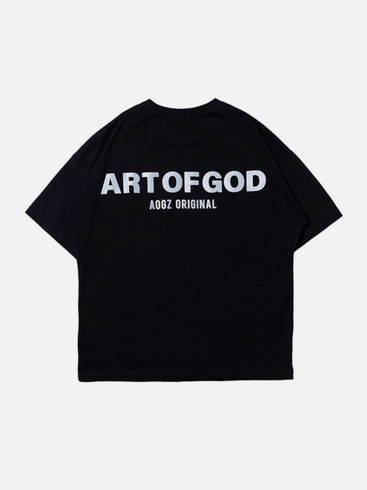 Function Reflective Letter Print T-Shirt sold by Yugen Theory