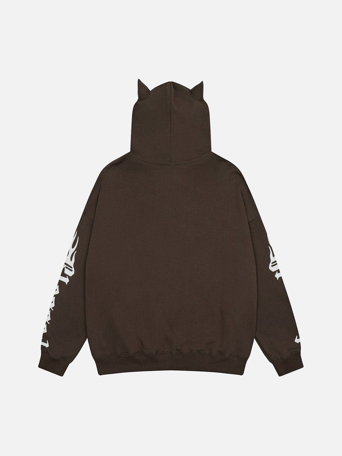 Gothic Letters Devil Head Hoodie sold by Yugen Theory product image thumbnail 5