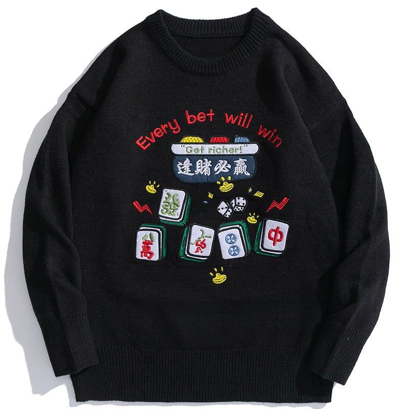 Comfy Sweater Every Bet Will Win sold by Yugen Theory product image thumbnail 3