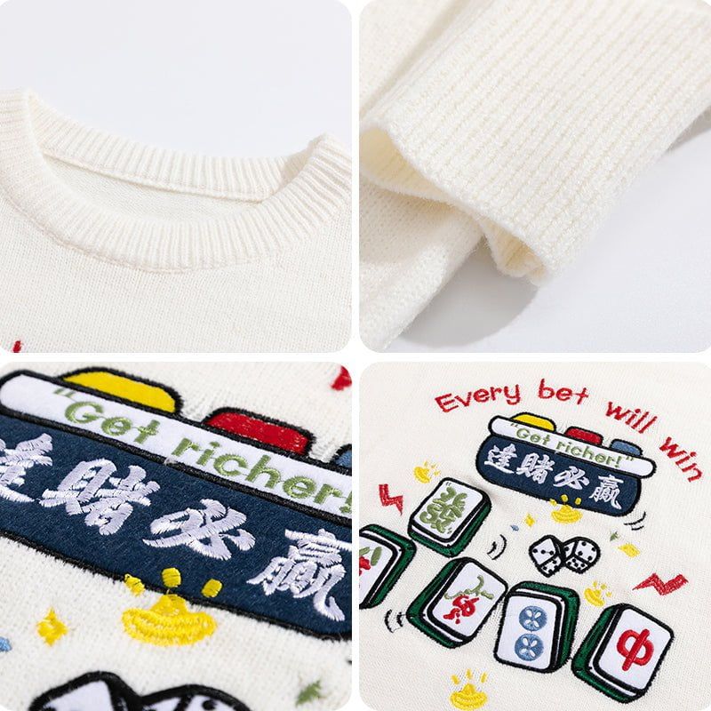 Comfy Sweater Every Bet Will Win sold by Yugen Theory product image thumbnail 4