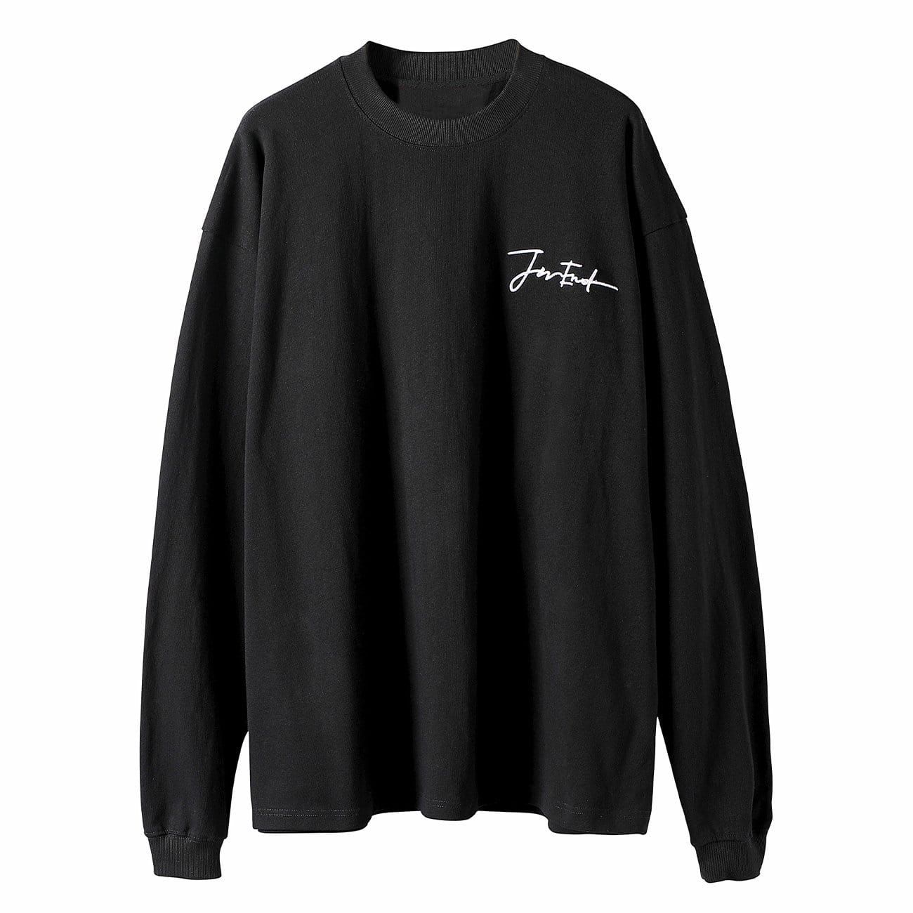 Solid Color Embroidery Sweatshirt sold by Yugen Theory