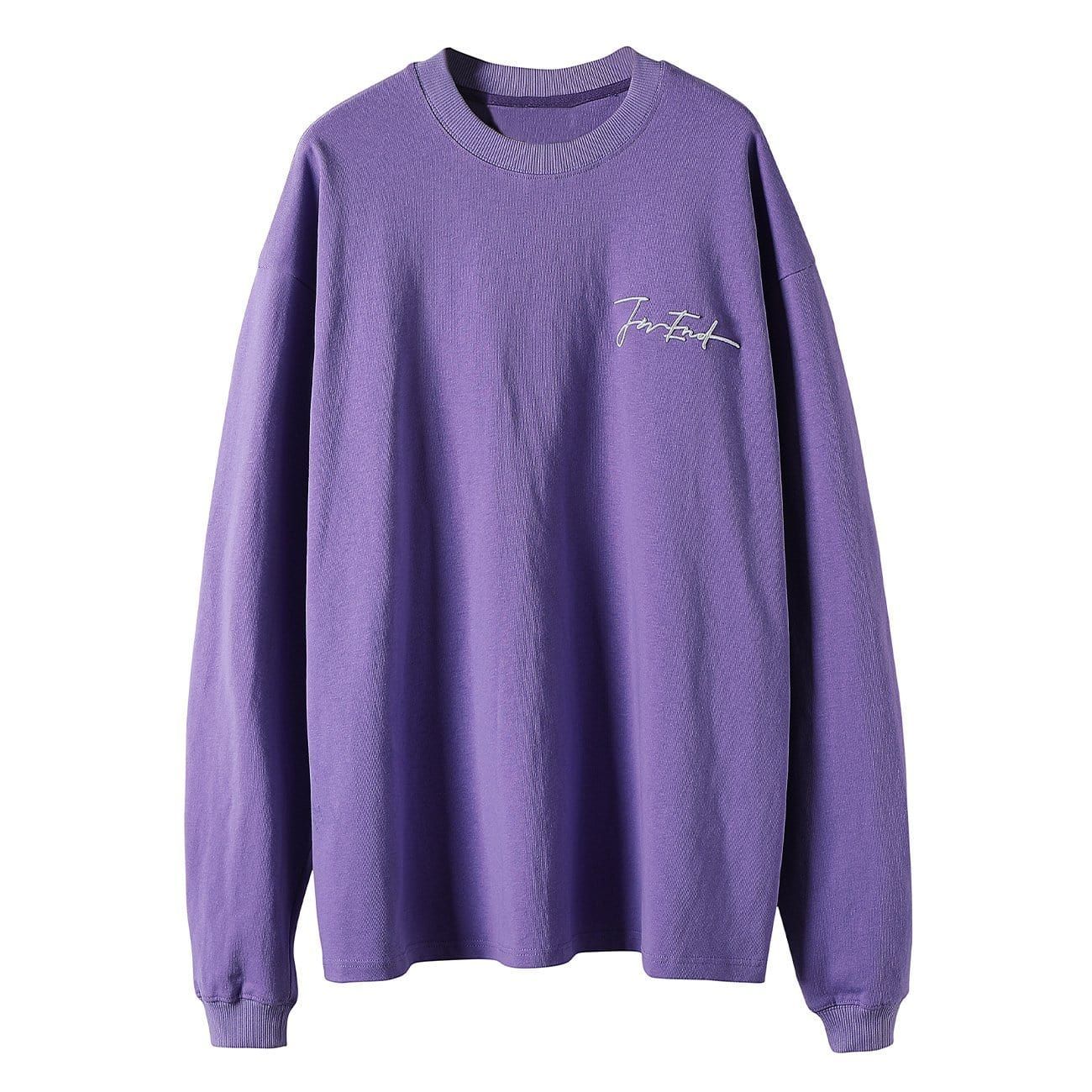 Solid Color Embroidery Sweatshirt sold by Yugen Theory product image thumbnail 5