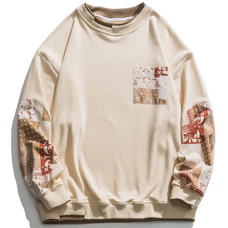Layered Sweatshirt Bandana Patch sold by Yugen Theory