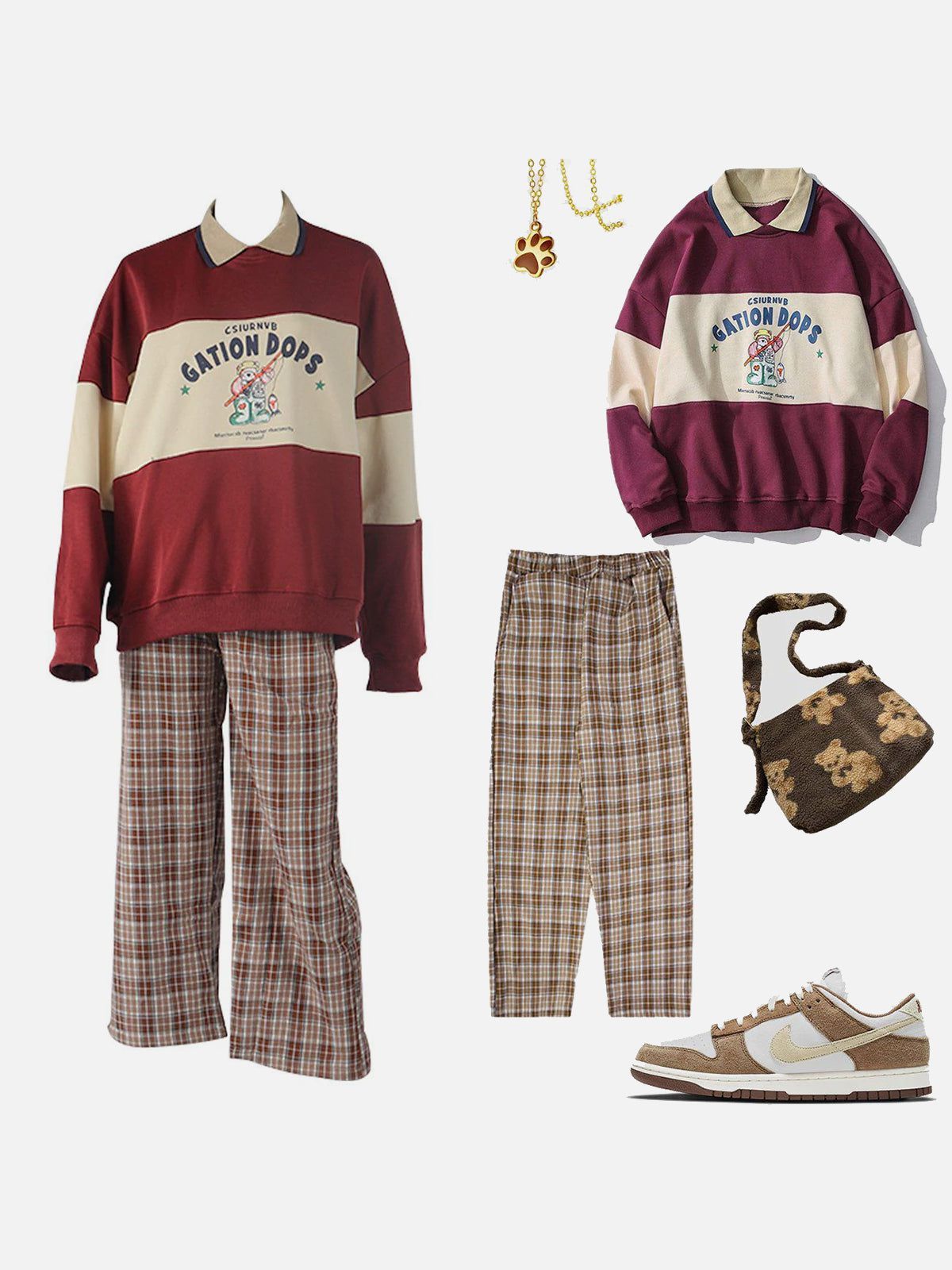 Bear Sweatshirt sold by Yugen Theory product image thumbnail 3