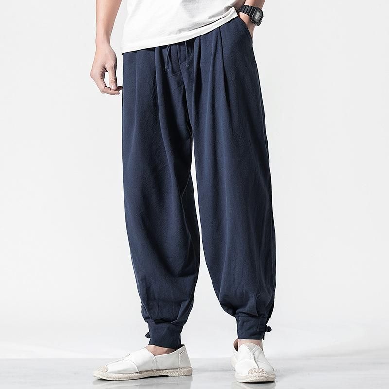 Dark Blue Tight End Japanese Pants sold by Yugen Theory product image thumbnail 2